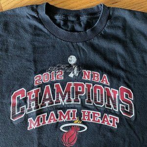 2012 Miami Heat Champions Black new T Shirt tee